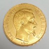 GADOURY 1111 - 50 FRANCS 1858 A - OR - NAPOLEON III - TETE NUE