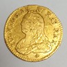 FRANKREICH - Gad 340 – LOUIS XV – GOLDENER LOUIS MIT GLÄSER – 1735 k – Bordeaux