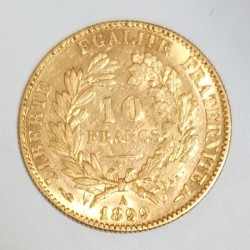 FRANCE - KM 830 - 10 FRANCS 1899 - TYPE CÉRÈS - GOLD