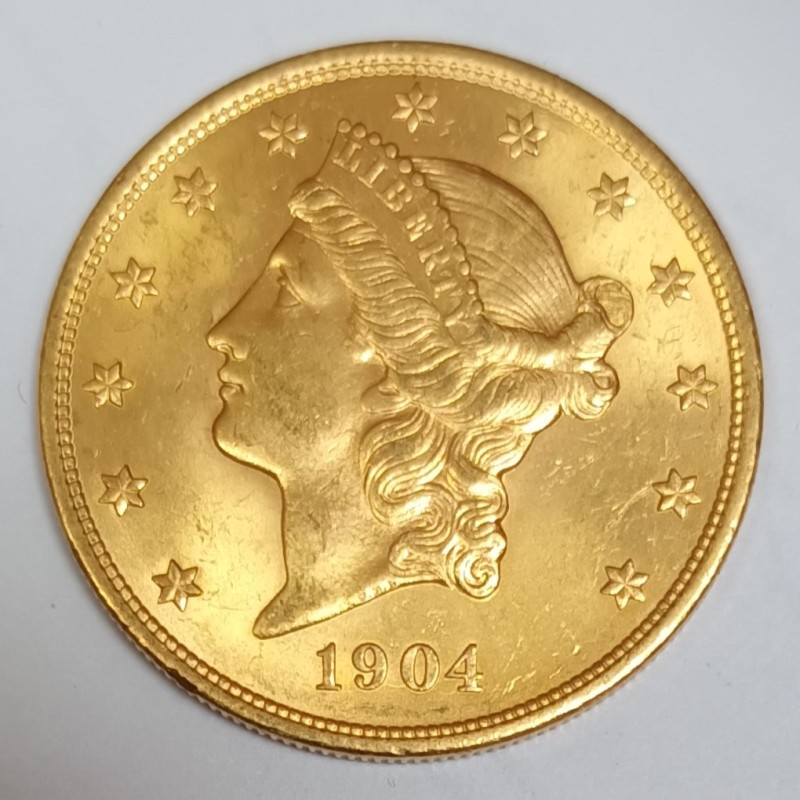 VEREINIGTE STAATEN - KM 74 - 20 DOLLARS 1904 - Philadelphia - LIBERTY HEAD - DOUBLE EAGLE