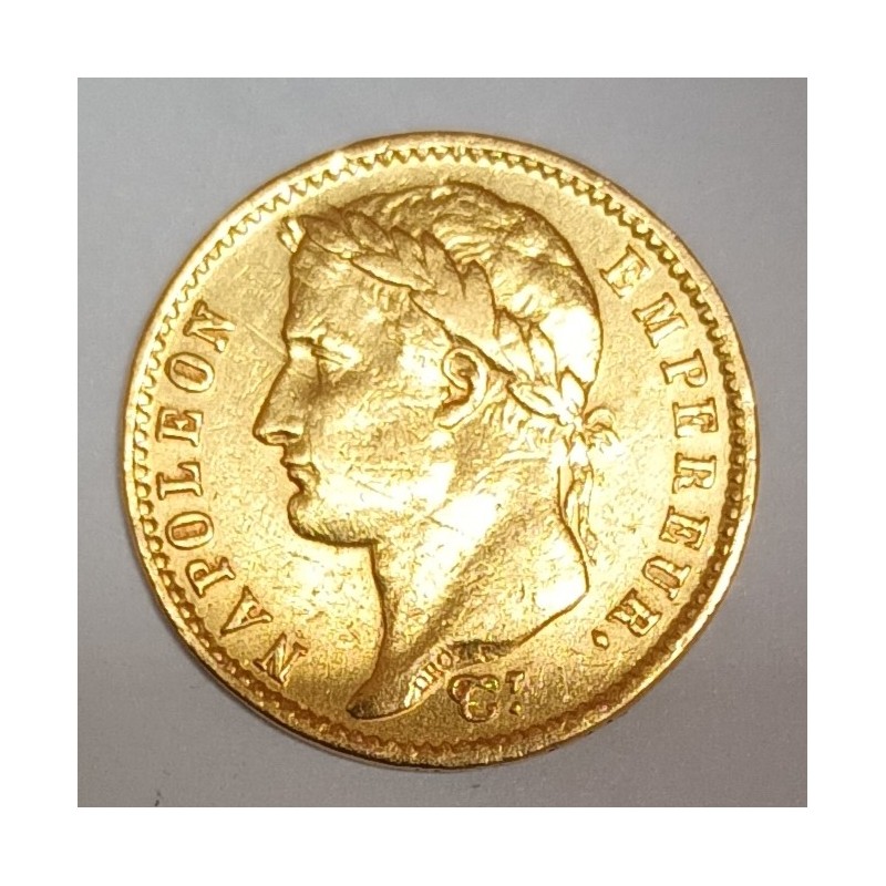 FRANCE - KM 687 - 20 GOLD FRANCS 1808 IN PARIS - NAPOLEON 1ST TYPE