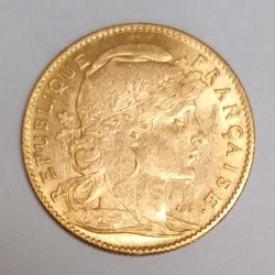 FRANKREICH - KM 846 - 10 FRANCS 1907 - MARIANNE - GOLD