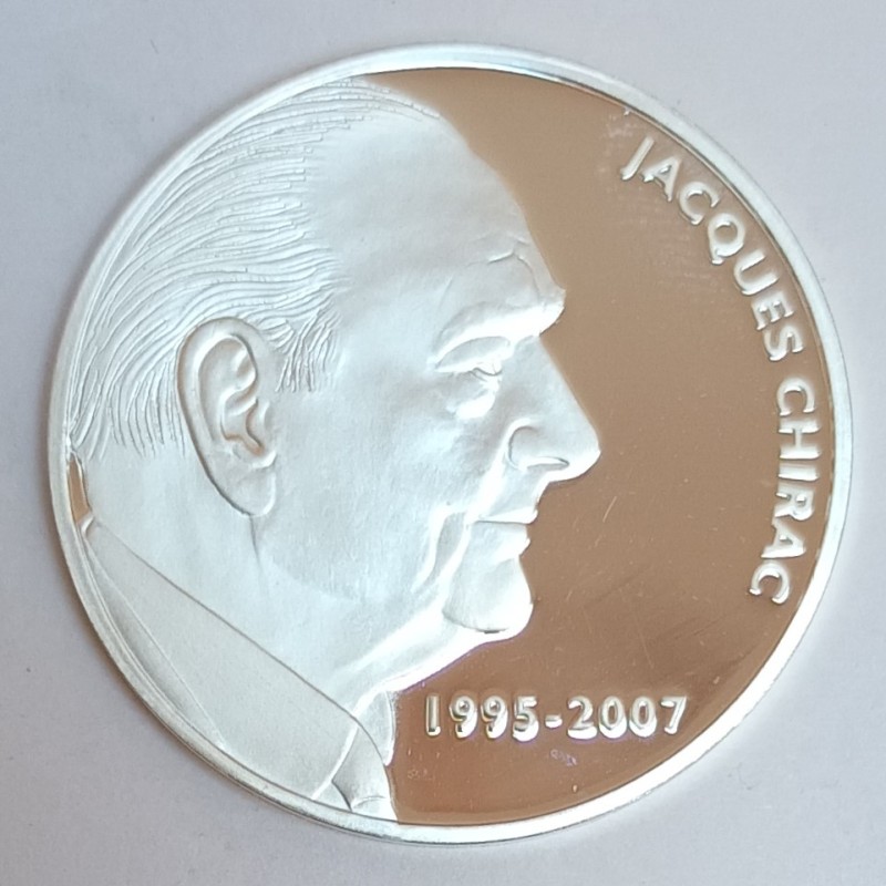 FRANKREICH - MEDAILLE - JACQUES CHIRAC – PRÄSIDENT 1995-2007