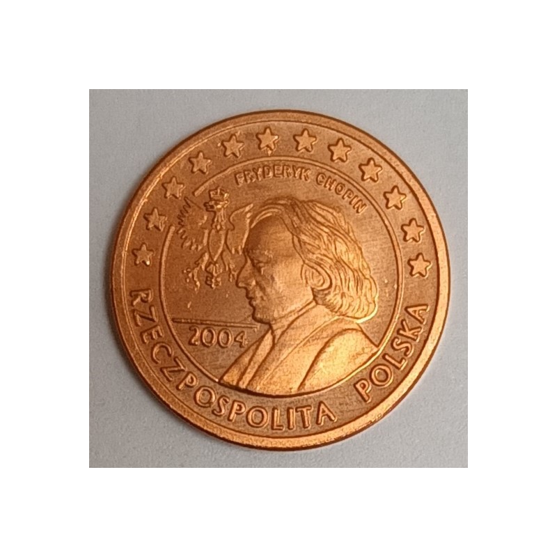 POLAND - 2 CENT 2004 - PROTOTYPE