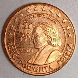 POLOGNE - 1 CENT 2004 -...