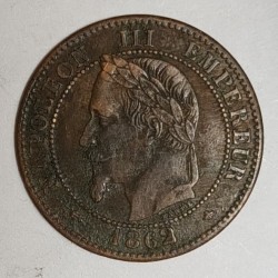 FRANCE - KM 796 - 2 CENTIMES 1862 A - Paris - NAPOLEON III