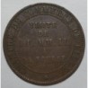 5 CENTIMES 1853 - NAPOLEON III TETE NUE - VISITE BOURSE DE LILLE - TTB