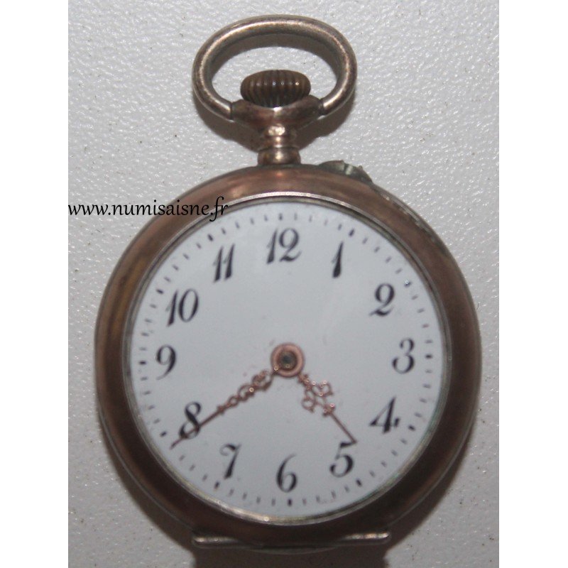 POCKET WATCH - SILVER - 22.04 g with mechanism