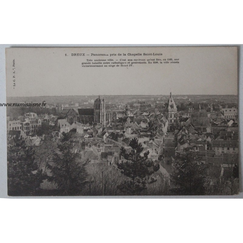 Frankreich - Komitat 28 - Dreux - Panorama aus der Saint Louis Kapelle