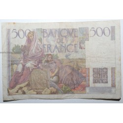 FRANKREICH - PICK 129 - 500 FRANCS CHATEAUBRIAND - 09.01.1947