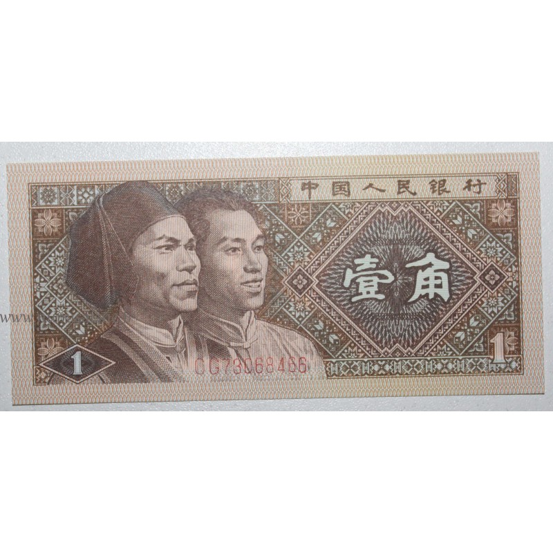 CHINA - PICK 881 - 1 JIAO 1980