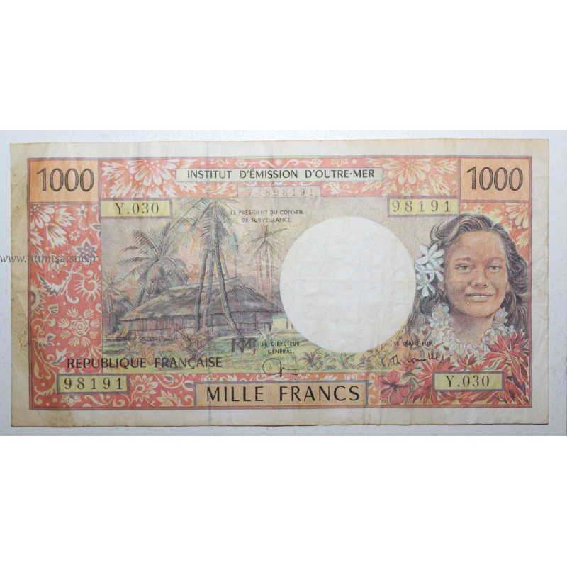 French pacific territories - PICK 2 h - 1000 FRANCS 2004