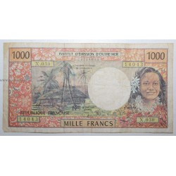 TERRITOIRE PACIFIQUE FRANCAIS OUTRE-MER - PICK 2 h - 1000 FRANCS 2004