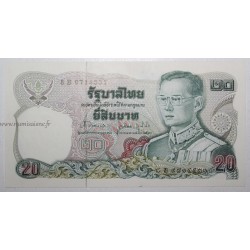 THAILAND - PICK 88 - 20 BAHT 1981 - BE 2524 - SIGN 63