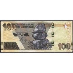 ZIMBABWE - PICK 106 a - 100 DOLLARS - 2020 - RUINES DU GRAND ZIMBABWE - BAOBAB