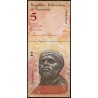 VENEZUELA - PICK 89 e - 5 BOLIVARES - 03/02/2011 - PEDRO CAMEJO - GIANT TATOO