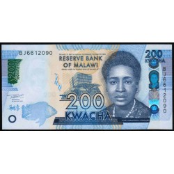 MALAWI - PICK 60 g - 200 KWACHA - 2021 - Rose Lomathinda Chibambo