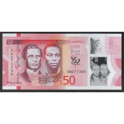 JAMAICA - 50 DOLLARS - 2022 - George William Gordon and Paul Bogle - INDEPENDENCE