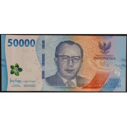 INDONESIA - 50,000 RUPEES - 2022 - Ir. H. Djuanda Kartawidjaja