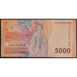 INDONESIA - 5,000 RUPEES - 2022 - Dr K.H. Idham Chalid