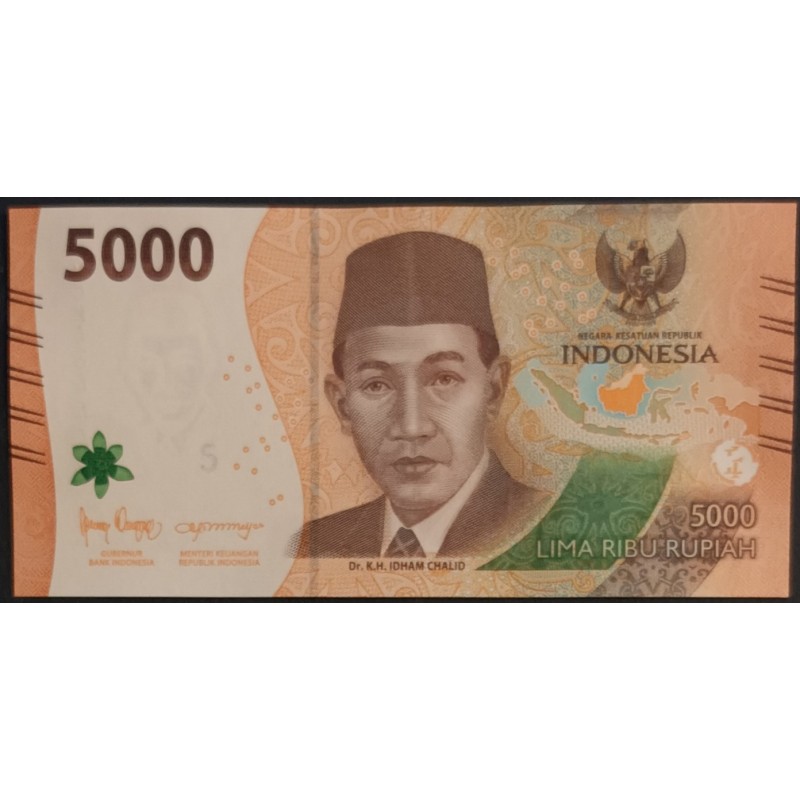 INDONESIA - 5,000 RUPEES - 2022 - Dr K.H. Idham Chalid