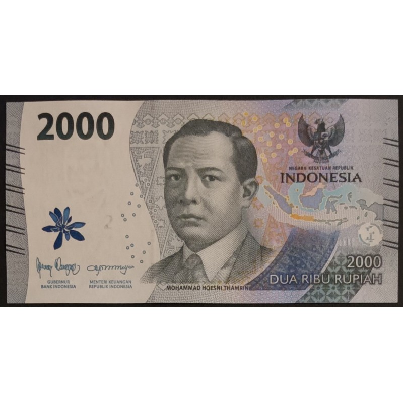 INDONESIA - 2,000 RUPEES - 2022 - Mohammad Husni Thamrin