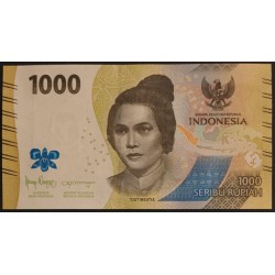 INDONESIA - 1,000 RUPEES - 2022 - Tjut Meutia