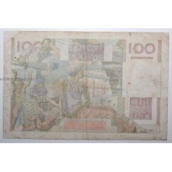 FRANCE - PICK 128 - 100 FRANCS JEUNE PAYSAN - 16/05/1946 - Q.44