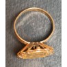 YELLOW GOLD RING - 18 CARATS - COIN HOLDER WITH 1 PESO GOLD - SIZE 54