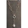 COLLIER EN ARGENT - MAILLE JASERON - 20.40 g - 48 cm - 096125