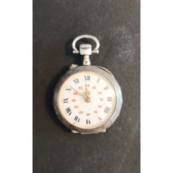 POCKET WATCH - SILVER - 19.93 g with mechanism