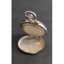 POCKET WATCH - SILVER - 19.93 g with mechanism