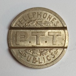 TOKEN - ÖFFENTLICHE TELEFONE - P.T.T. - 1937