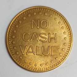 UNITED STATES - GAMING TOKEN - NO CASH VALUE on obverse and reverse - eagle