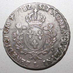 FRANKREICH - KM 564 - LOUIS XVI - 1774-1793 - ECU MIT OLIVENZWEIG - 1782 L - Bayonne