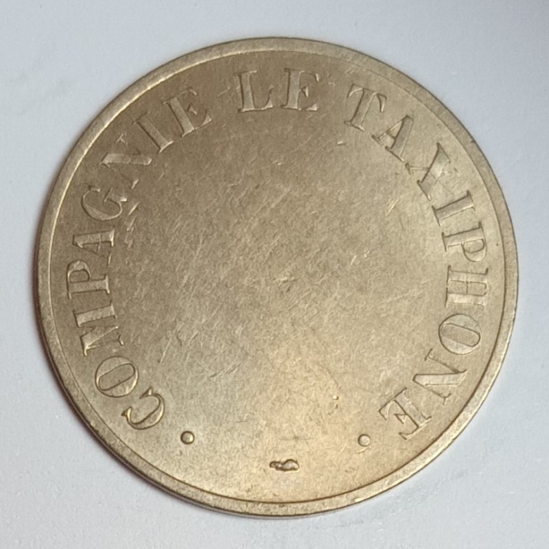 FRANCE - TELEPHONE TOKEN - COMPAGNIE LE TAXIPHONE - 1947-1955 - LARGE MODULE - WITH POINT