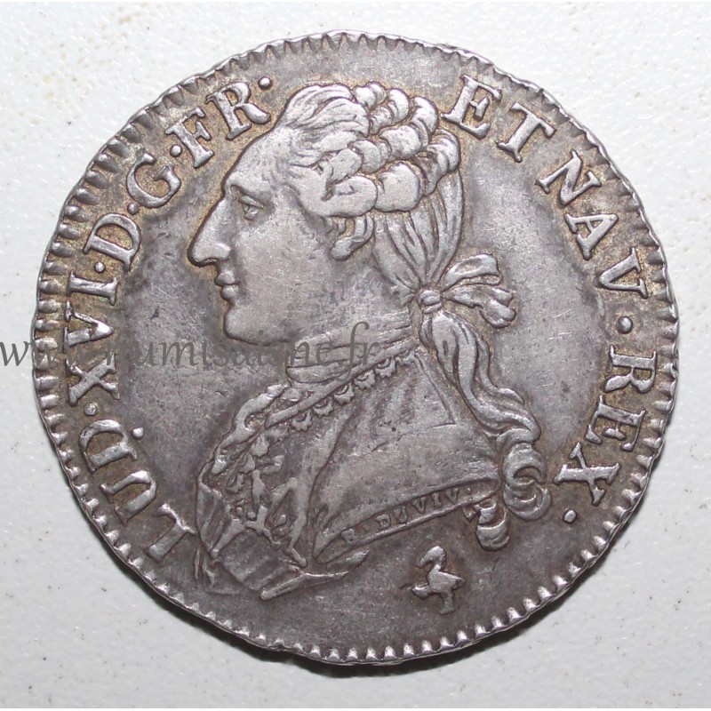 FRANCE - Gad 355 - LOUIS XVI - 1/2 ECU WITH OLIVE BRANCHES - 1790 A - Paris