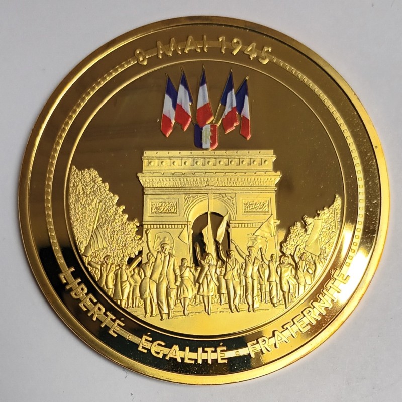 FRANCE - MEDAL - 70 YEARS FROM THE END OF THE SECOND WORLD WAR - MAY 8, 1945