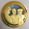 FRANKREICH - MEDAILLE - SIEG IM 2. WK - CHURCHILL - DE GAULLE - EISENHOWER