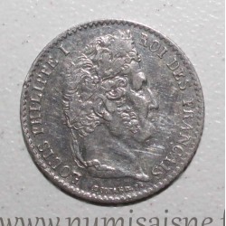 FRANCE - KM 740 - 1/4 FRANC 1832 A - PARIS - TYPE LOUIS PHILIPPE 1