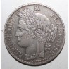 GADOURY 743 - 5 FRANCS 1870 A - Paris - TYPE CERES AVEC LEGENDE