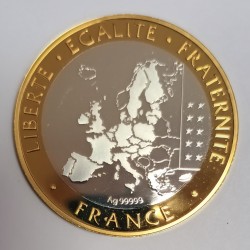 MÉDAILLE - ANNIVERSAIRE DU DRAPEAU EUROPÉEN - 1986-2016 - ARGENT