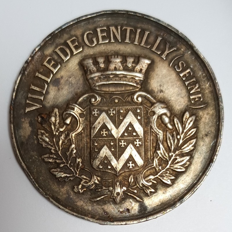 MEDAILLE – FRANKREICH – 94250 – GENTILLY – STUDIENZERTIFIKAT – 1896 – SILBER – 096178