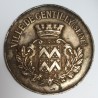 MEDAL - FRANCE - 94250 - GENTILLY - CERTIFICATE OF STUDY - 1896 - SILVER - 096178