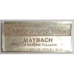 CLASSIC CAR MINIATURE COLLECTION - MAYBACH - 1939 - BERLINE PULLMAN