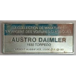 CLASSIC CAR MINIATURE COLLECTION - AUSTRO DAIMLER - 1930 - TORPEDO