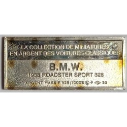 CLASSIC CAR MINIATURE COLLECTION - BMW - 1938 - ROADSTER SPORT 328