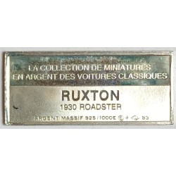 CLASSIC CAR MINIATURE COLLECTION - RUXTON - 1930 - ROADSTER