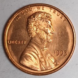 USA - KM 201 - 1 CENT - LINCOLN SMALL CENT - 1993 - MEMORIAL