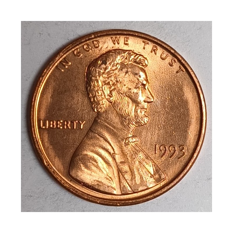 USA - KM 201 - 1 CENT - LINCOLN SMALL CENT - 1993 - MEMORIAL